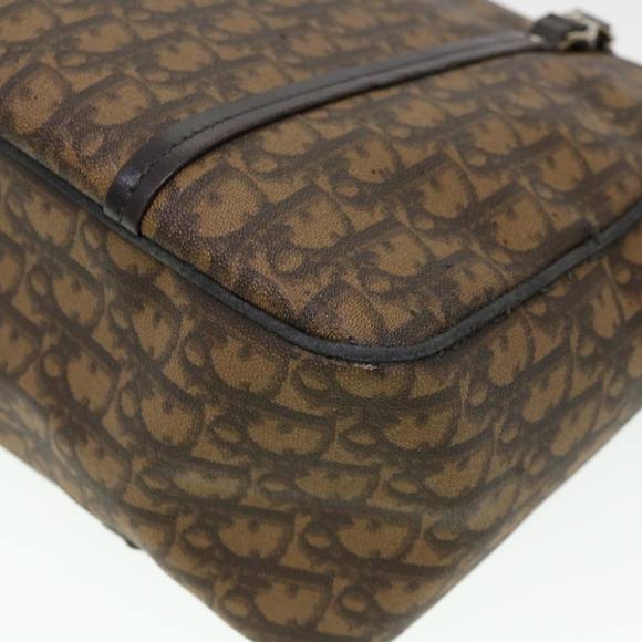 Christian Dior Trotter Canvas Shoulder Bag Brown 02-BO-0076 Auth 39695 - Picture 12 of 16